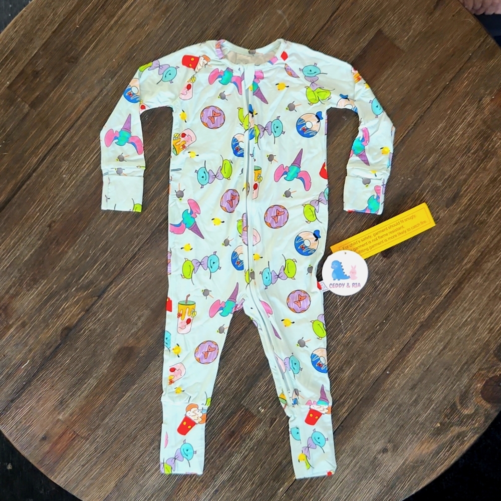 Park Snack Vacay Bamboo Pajamas - 12-18mo